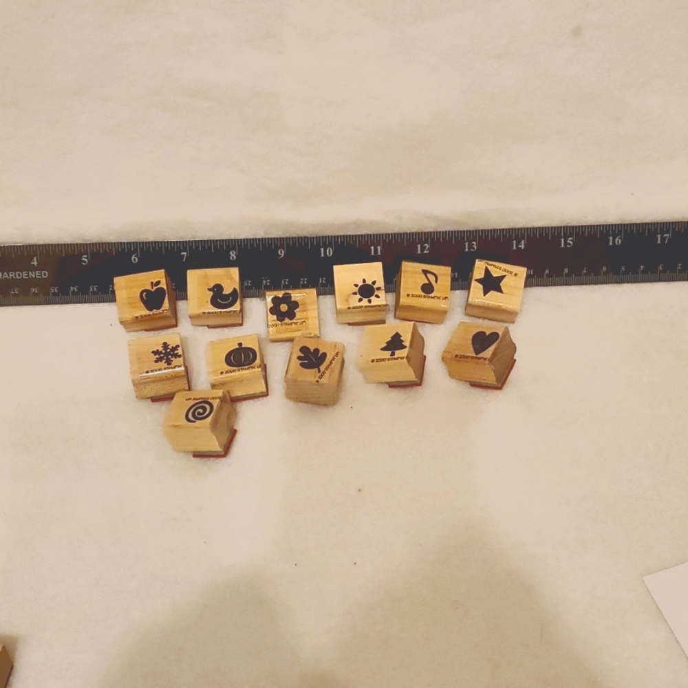 Stampin' Up Rubber Stamp Sets Bitty Bolds Vintage 2000 Mini Medleys